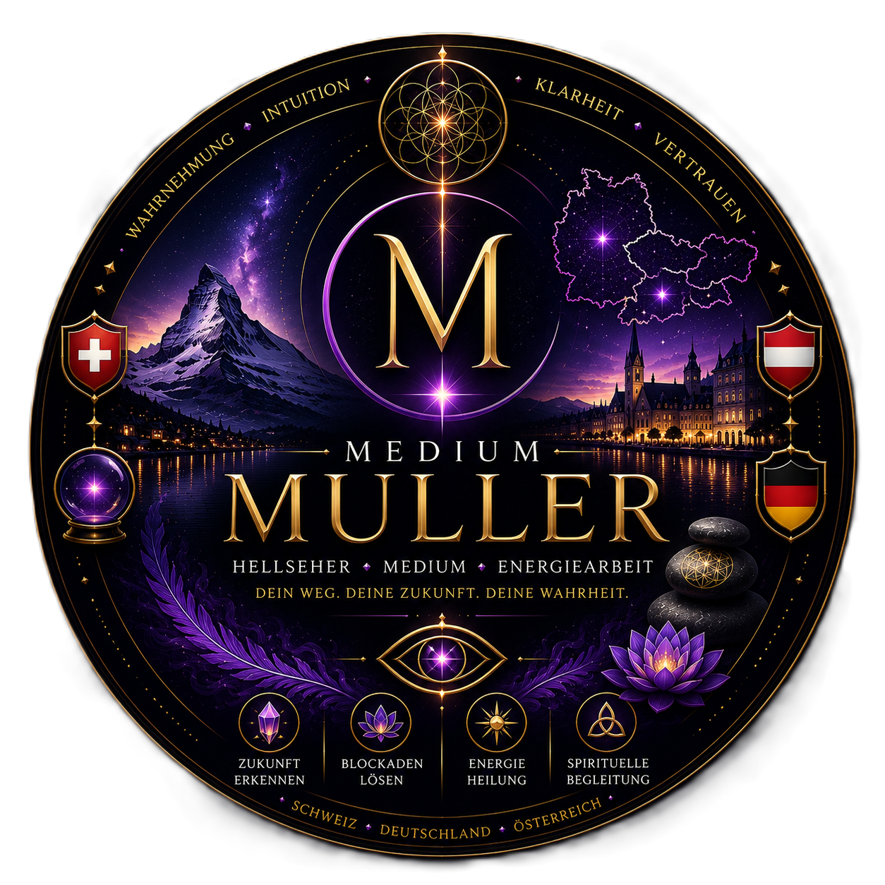 Medium Ethan Muller Logo